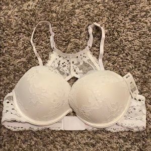 white push up bra